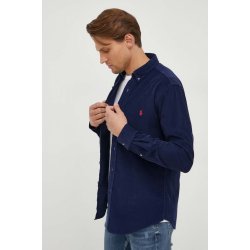 Polo Ralph Lauren manšestrová košile regular s límečkem button-down 710818761 tmavomodrá