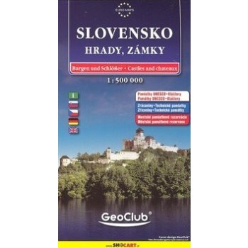 Slovensko-Hrady a zámky 1:50