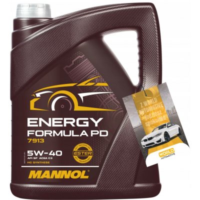 Mannol Energy Formula PD 5W-40 5 l – Hledejceny.cz
