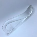 Skleněné dildo čiré Gildo No.14 – Zboží Dáma