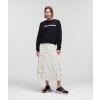 Dámská mikina Karl Lagerfeld mikina FUTURE LOGO CROP sweatshirt