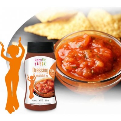 KetoFit Low carb Mexický Fit dressing pikantní 310 ml – Zboží Dáma