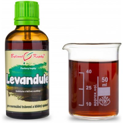 Bylinné kapky Pavlovy kapky Levandule tinktura 50 ml – Hledejceny.cz