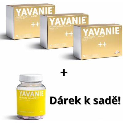 YAVANIE Double Blend Collagen ++ 90 sáčků + dárek