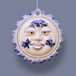 Cibulák Vánoční ozdoba sluníčko oboustranné 10 cm originální cibulákový porcelán Dubí cibulový vzor 10622 – Hledejceny.cz