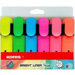 Kores Bright Liner 6 ks – Zboží Živě