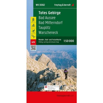 Rakousko: Totes Gebirge / Turistická mapa WK 0082