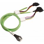 Broadcom LSI internal U.3 cable 1.0 m SlimLine x8 (SFF-8654) to 2x U.2 NVMe drive x4 (SFF-8639), 05-60005-00 – Zboží Živě