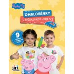 Jiri Models Omalovánky s nažehlovacími obrázky prasátko Peppa Pig – Zboží Mobilmania