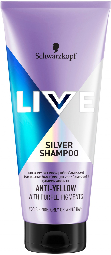 Schwarzkopf Live Silver Shampoo šampon na vlasy neutralizující žlutý 200 ml