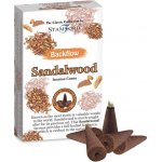 Ancient Wisdom Vonné kužely Stamford Tekoucí kouř Santalové dřevo 12 ks – Zboží Dáma