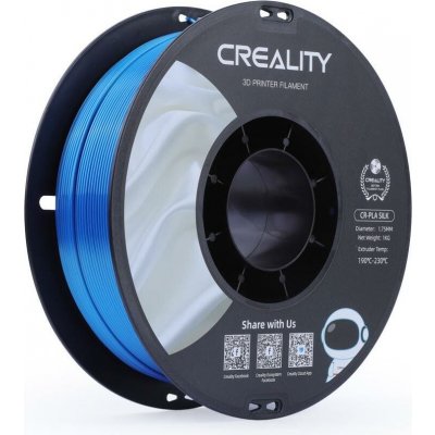 Creality CR-Silk stříbrná 1,75 mm, 1 kg – Zboží Živě