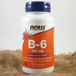 NOW Foods Now Vitamin B6 Pyridoxin 100 mg 100 kapslí – Hledejceny.cz