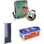 AKO Sada elektrického ohradníku XDi 10000 smart GPS + solární panel 100 W + akumulátor 130 Ah – Hledejceny.cz