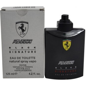 Ferrari Scuderia Black Signature toaletní voda pánská 125 ml tester