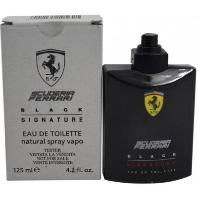 Ferrari Scuderia Black Signature toaletní voda pánská 125 ml tester od 621  Kč - Heureka.cz