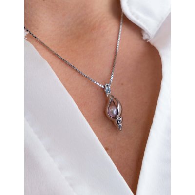 Pan Perla Přívěsek pro perlu 102/STR Stříbrná – Zboží Dáma