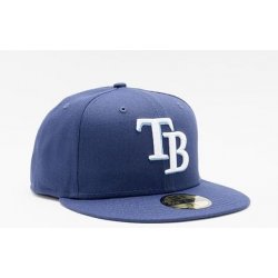 New Era 59FIFTY MLB Authentic Performance Tampa Bay Rays Fitted Team Color