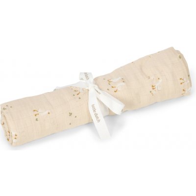 Little Dutch Plena zavinovací 120x120 cm Husa Newborn Naturals – Zboží Mobilmania