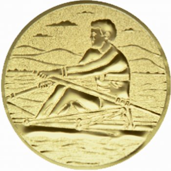 Emblém veslování zlato 50 mm