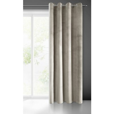 ZÁVĚS PIERRE CARDIN NA KROUŽCÍCH 140X250 CM BÉŽOVÝ – Hledejceny.cz