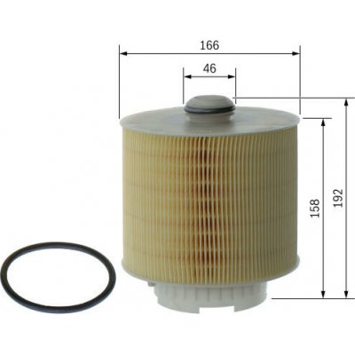 Vzduchový filtr BOSCH F 026 400 028 – Hledejceny.cz