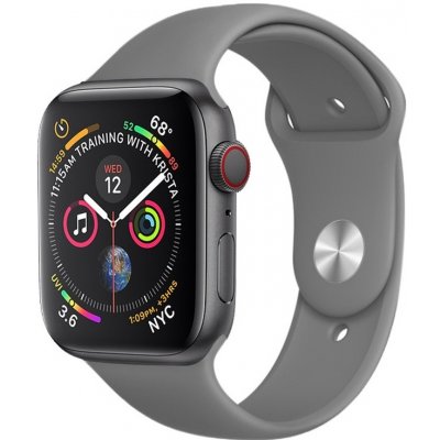 AW Jednobarevný řemínek na Apple Watch - Tmavě šedý Šířka uchycení řemínku: 38/40/41mm, Délka řemínku: Dámský - S/M (12 - 18cm) Tmavě šedý IR-MJ01-057 – Zboží Mobilmania