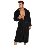 Pánský huňatý župan 130 černý – Zboží Dáma