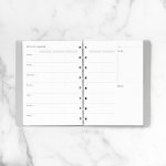 Filofax Sledování aktivity náplň A5 zápisníků Notebook – Zboží Mobilmania
