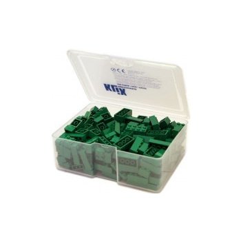Q-Bricks UNICOLOR zelené kostky 300 ks