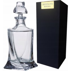 Crystalite Bohemia karafa na whisky Quadro 0,85 l