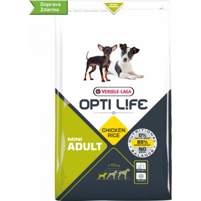 Versele Laga Opti Life Adult Mini 7,5 kg – Zboží Mobilmania