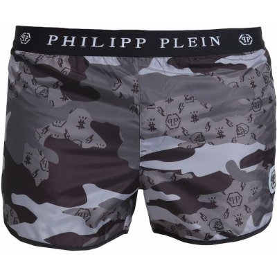 Philipp Plein Camouflage Grey plavky – Zboží Mobilmania