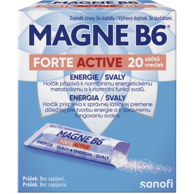 Magne B6 Forte Active 20 sáčků – Hledejceny.cz