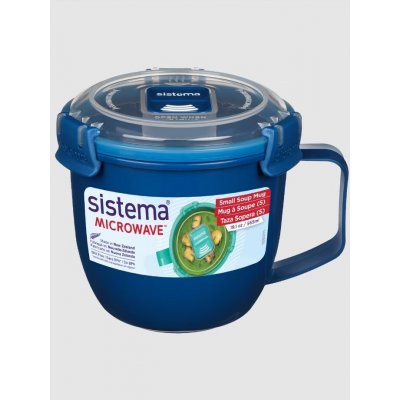 Sistema Hrnek na polévku Microwave 565 ml modrá – Zboží Mobilmania
