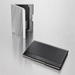 SIGEL Vizitkář, kov, na 20 ks, SIGEL, stříbrný 51769 – Sleviste.cz