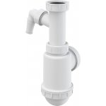 Alcadrain Sifon dřezový s převlečnou maticí 6/4" a přípojkou A443P-DN50/40 – Hledejceny.cz