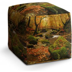 Sablio Taburet Cube Most v lese: 40x40x40 cm