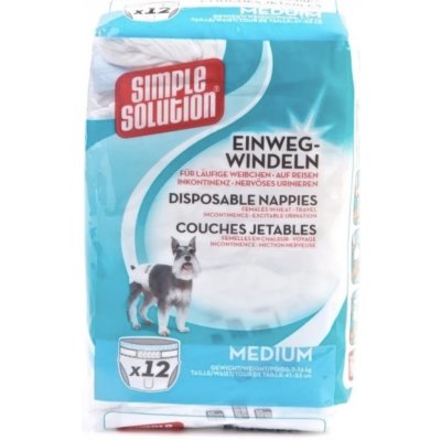 Simple Solution Plenkove kalhotky pro psy M 12 ks – Hledejceny.cz