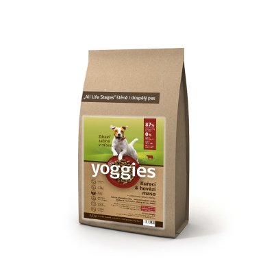 Yoggies granule lisované za studena s probiotiky Kuřecí & hovězí maso 1,2 kg – Hledejceny.cz