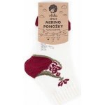 Vlnka Dětské ponožky Merino folklór červená – Hledejceny.cz