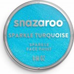 SNAZAROO třpytivá barva na obličej TYRKYSOVÁ 18 ml – Sleviste.cz