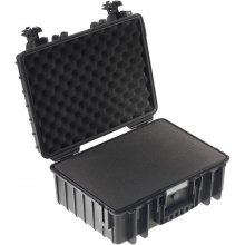 B&W Outdoor Case Type 5000 black, foam 5000/B/SI
