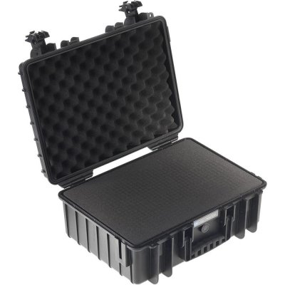 B&W Outdoor Case Type 5000 black, foam 5000/B/SI – Zbozi.Blesk.cz