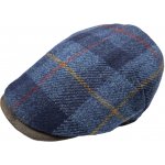 Fiebig Headwear since 1903 Pánská tartanová bekovka z Harris Tweed modrý vzor – Hledejceny.cz