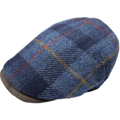 Fiebig Headwear since 1903 Pánská tartanová bekovka z Harris Tweed modrý vzor – Hledejceny.cz