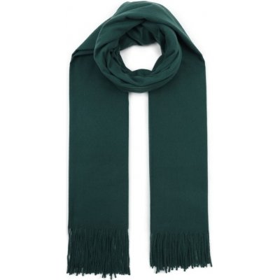 Classic scarf zelená dámská štola šála s vlnou a viskózou – Zboží Mobilmania