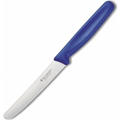 Victorinox Nůž na rajčata vlnka modrý 11 cm – Zboží Mobilmania
