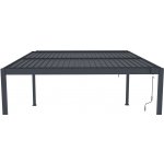 G21 Bioklimatická pergola Austin 4 x 4 m, antracitová hliníková – Hledejceny.cz