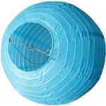 Lampion kulatý 30 cm modrý – Zboží Dáma